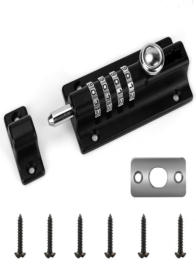 swabs® Combination Locking Bolt, Keyless Security Recodeable Combination Locking Bolt for Storage Cabinets for Shoe Racks for Mailboxes - Image 1